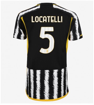 Juventus Manuel Locatelli #5 Primera Equipación Mujer 2023-24 Manga Corta